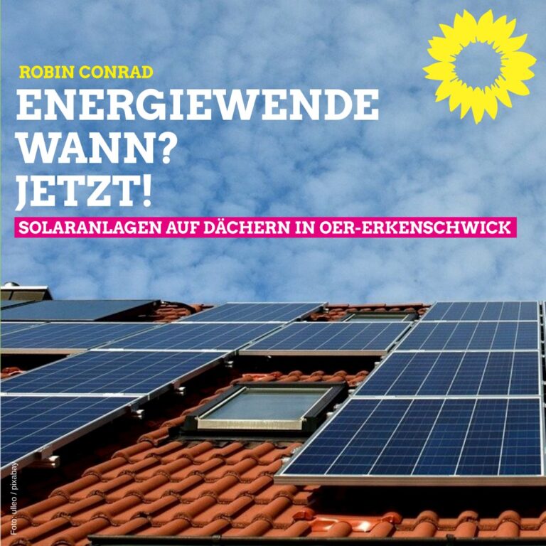 Solaranlagen auf allen städtischen Dächern!