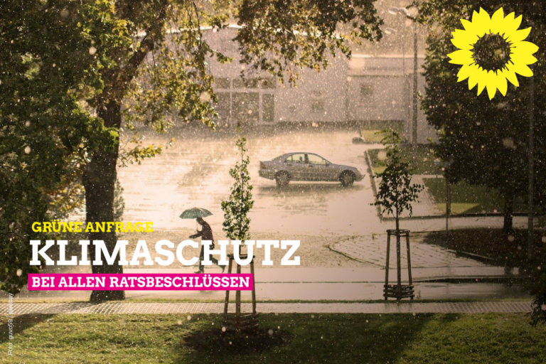 Grüne Anfrage zum Klimaschutz