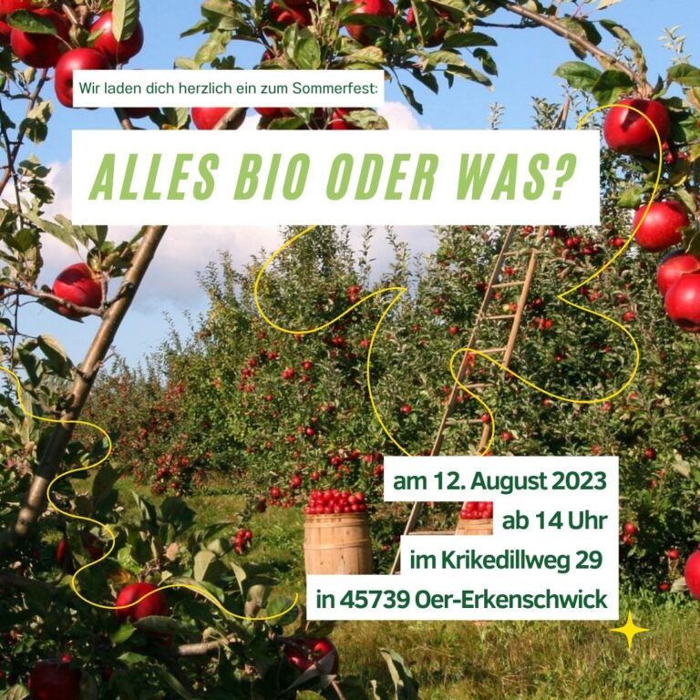 Das Sommerfest der Grünen Oer-Erkenschwick