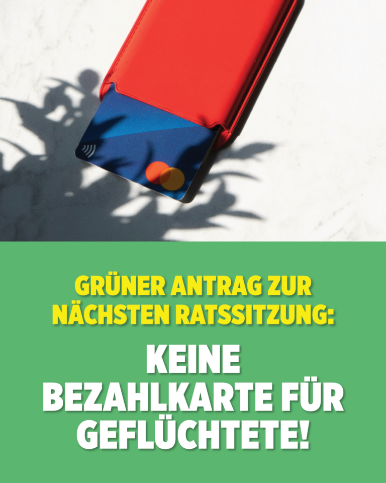 Keine Bezahlkarte in der Stimbergstadt!